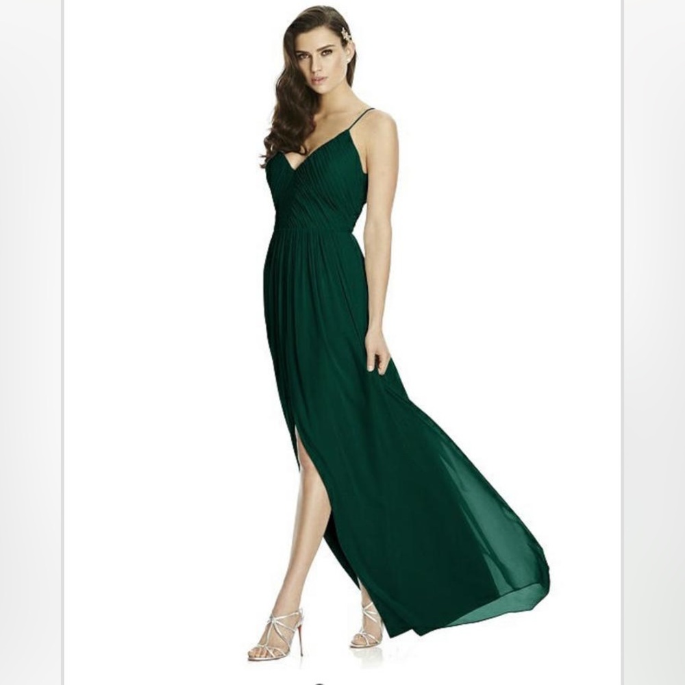 Dessy Collection Hunter Green Dress‎